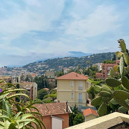 Mansfield Vue Carte Postale Terrasse Piscine Calme Port A 200M A Pied Apartment Menton Exterior photo